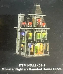 Nowy zestaw świateł LED do zestawu LEGO 10228 Nawiedzony dom - Zdjęcie 1 z 3
