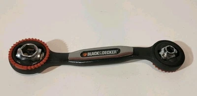 Vintage Black & Decker Ratchet Socket Wrench 10" Long 8 Rotating Sizes - Image 1 of 4