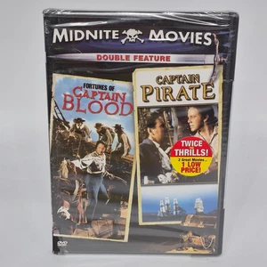Midnite Movies Fortunes of Captain Blood/Captain Pirate NEW SEALED - Sleeve Tear - Picture 1 of 10