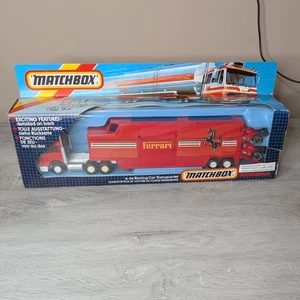 Matchbox Super Kings K-116 - Racing Car Transporter (Ferrari) - Used in Box - Picture 1 of 11