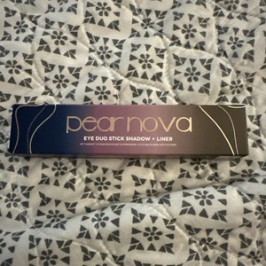 PEAR NOVA Eye Duo Stick Shadow Liner Azurite & Unakite Blue Olive Green NEW - Picture 1 of 3