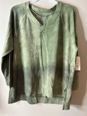 Sudadera Ligera Terra & Sky Green Tye Dye 1x 16-18w Nueva con Etiqueta Foto 1 de 4