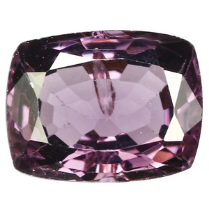 1.21 Ct Beautiful Perfect Cushion 7 x 5.4 MM Purple Pink Tanzania Natural Spinel - Picture 1 of 5