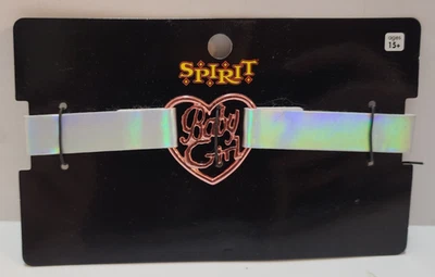 Collar Disfraz Gargantilla Corazón Rosa Espíritu Halloween Bebé Niña Totalmente Nuevo Foto 1 de 4