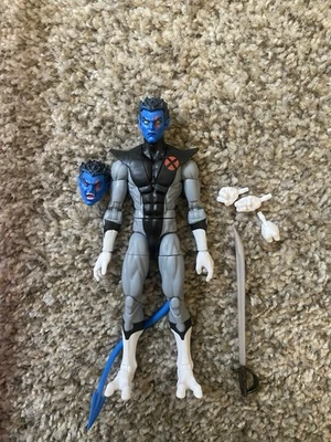 Figura de 6 pulgadas X-Men Marvel Legends X-Force Nightcrawler Nemesis Wave sin BAF Foto 1 de 2