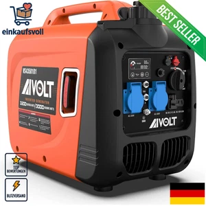 AIVOLT Inverter Stromerzeuger | 3200 Watt Leistung | 2 USB 230V, sehr leise - Bild 1 von 10