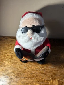 Gemmy Dancing Santa tocando la guitarra, Rockin Around the Christmas Tree, probado - Imagen 1 de 6