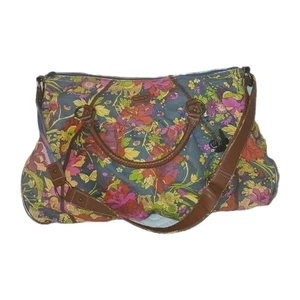Sakroots Blumen Boho Seesack Multicolor Weekender Reise Beuteltasche Riemenkleidung  - Bild 1 von 15