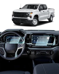 Für 2025 Chevy Silverado Displayschutzfolie - (3 Stück) 2022 2023 2024 2025 Silber... - Bild 1 von 7