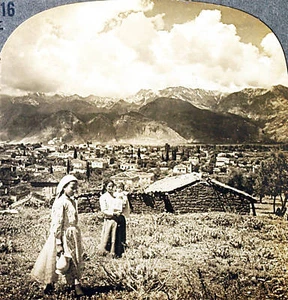 Keystone Stereoview Overlooking Homes, Sparta, Greece from 1930’s T600 Set #T416 - Picture 1 of 3