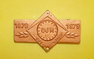 DDR Abzeichen Mathematik Kreisolympiade OJM 1978/79 Bronzestufe - Bild 1 von 1