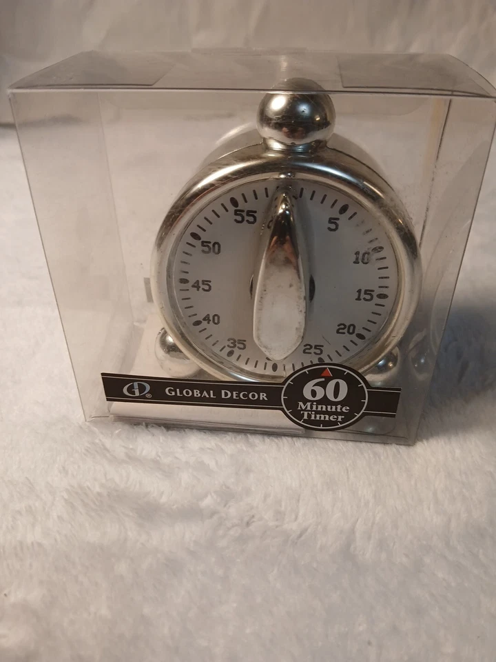 Global Decor Alarm Clock 60 Minute Kitchen Timer  - Image 1 of 4