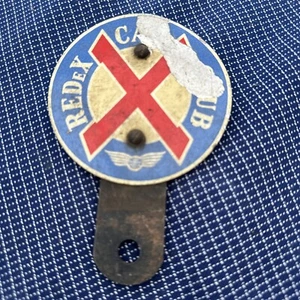 Vintage Chrom Metall Redex Auto Club Auto Abzeichen Auto Emblem - Bild 1 von 15