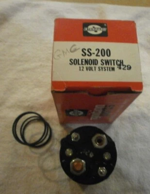 Standard Ignition Part GMC Solenoid Starter Switch NOS Foto 1 de 4
