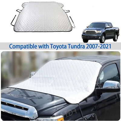 Protector de nieve para parabrisas Toyota Tundra 2007-2021 ajuste personalizado para lluvia hielo Foto 1 de 4