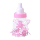 12X Baby Shower Candy Box Feeding Bottle Baptism Christening Party Favours Pink