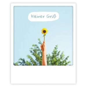 Grußkarte Postkarte Pickmotion "kleiner Gruß" - Bild 1 von 6