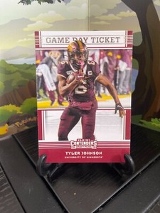 2020 Panini Contenders Draft Picks Game Day Ticket Tyler Johnson #33 Football
