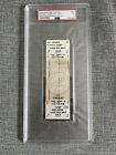 9/11 2001 New York Yankees Full Ticket in Very Good Condition PSA 3 Certified