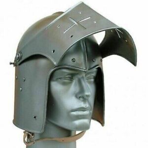 18GA LARP Medieval Knight Tournament Close Armor Helmet
