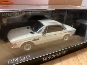 Minichamps 410029025 BMW 3.0 CS - 1968 WEISS - L.E. 504 Stück 1/43 - Bild 1 von 2