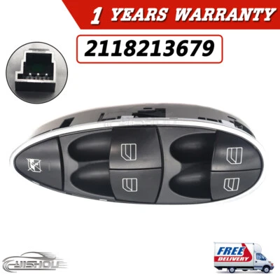 Interruptor maestro de ventana eléctrica 2118213679 para MERCEDES-BENZ CLS500 CLS55AMG CLS550 Foto 1 de 4