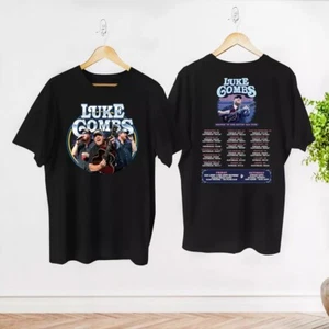 Luke Combs Shirt, Luke Combs Growing Up and Getting Old 2024 Tour T-Shirt - Picture 1 of 5