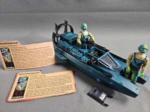 Cobra Water Moccasin W/Copperhead GI Joe 1984 W/ 2 Figs & File Cards - Picture 1 of 9