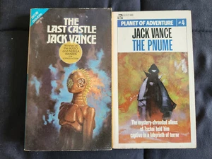 Ace Paperback Book Lot of 2 - Pnume & Last Castle/Dragon Masters - Jack Vance - Imagen 1 de 2