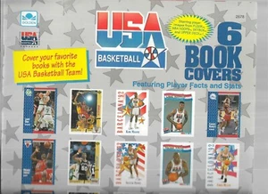 USA BASKETBALL 1992 SET OF 6 BOOK COVERS - Foto 1 di 4