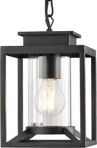 Osimir Outdoor Pendant Light 1-Light Modern Outdoor Hanging Lantern 2375-1H - Picture 1 of 4