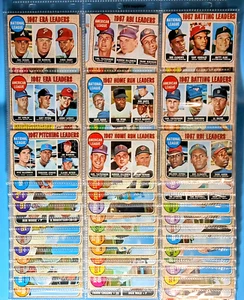 1968 Topps Complete 1st Series Subset Number 1-109 * Willie Mays * Mid-Low Grade - Picture 1 of 24