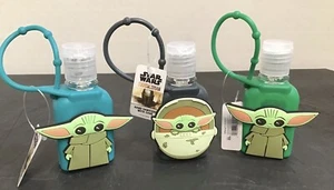 Limpiador de manos Mandalorian Baby Yoda de Star Wars de los parques de Disney con estuches de silicona nuevo - Imagen 1 de 3