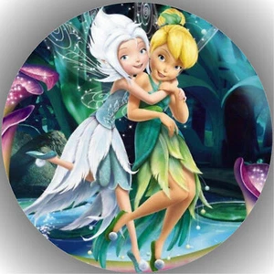 Ostia per torta compleanno festa immagine torta fondente - cialda campanellino P30 - Foto 1 di 1