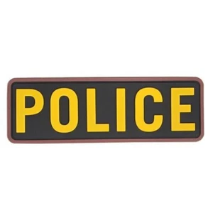 Patch 3D Rubber, Fast Fastener POLICE - Picture 1 of 1