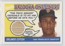 2004 Topps Bazooka One-Liners Relics Orlando Cepeda #BOL-OC HOF