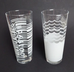 2 Ritzenhoff Glas Milch Trinkglas Design Castiglioni Graves 250 ml Milk Sammler - Bild 1 von 6