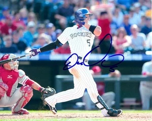 Autographed  8x10 CARLOS GONZALEZ  Colorado Rockies  photo - COA  - Picture 1 of 1