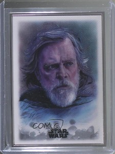 2019 Star Wars: Stellar Signatures Art Reproduction /100 Luke Skywalker #16 1j8