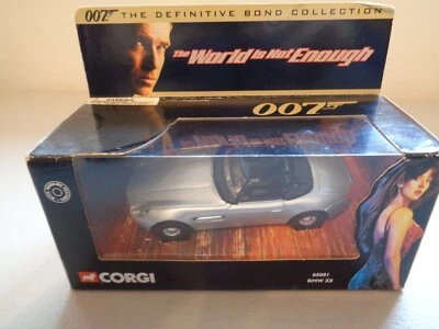 CORGI 05001 BMW Z8 CAR JAMES BOND 007 THE WORLD IS NOT ENOUGH BOXED - Image 1 of 4