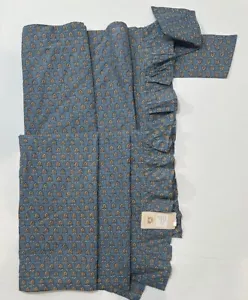 Sunshine Tienda Wrap Womens Blue Floral Stormy Sandy Sarong Dress Skirt 44x70” - Picture 1 of 4