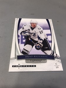 2007-2008 fleer hot prospects 10 brad richards 