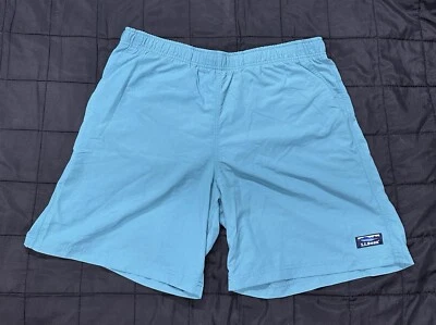 L.L. Bean Men Teal Swim Trunks Bathing Suit Nylon Size Large - Image 1 of 4