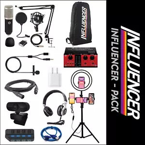 Blastking IP-BPACK-BLK Influencer Pack mit ULTRAMIX-2D Schnittstelle, IP-LED RING, - Bild 1 von 6