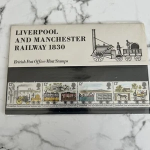 GB 1980 MNH LIVERPOOL AND MANCHESTER RAILWAY PRESENTATION PACK No 116 - Picture 1 of 2