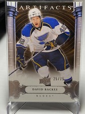 #47 David Backes - St. Louis Blues - 2009-10 Upper Deck Artifacts - Silver 25/75