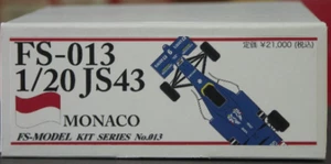 FS MODEL 1/20 Ligier JS43 Monaco GP 1996 Proportion Kit FS-013 from Japan - Picture 1 of 2
