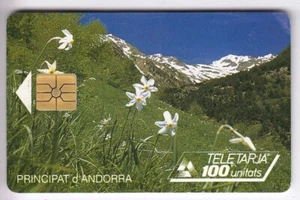 ANDORRE TELECARTE / PHONECARD .. 50U AND17 GEM1B FLEUR NARCISSE 6N°N S/L2 C.12€ - Picture 1 of 1
