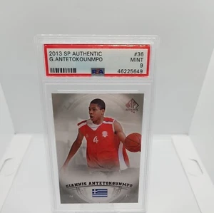 2013-14 SP Authentic Giannis Antetokounmpo #36 PSA 9 Rookie - Picture 1 of 2