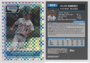 2006 Bowman Chrome Prospects X-Fractor /250 Wilkin Ramirez #BC79 Rookie RC